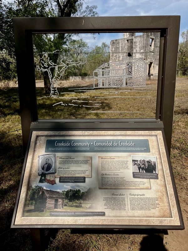 Creekside Community / Comunidad de Creekside Marker image. Click for full size.