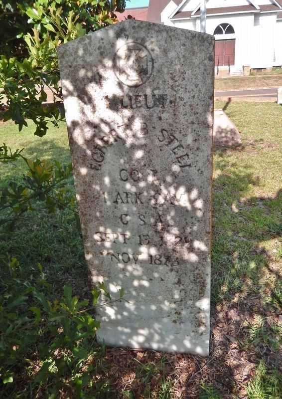 1st Lieutenant Egbert Beale Steel Headstone image. Click for full size.