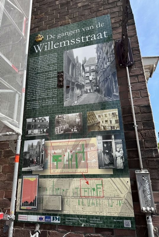 De Gangen van de Willemsstraat / The Alleyways of Willemsstraat Marker image. Click for full size.