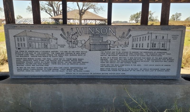 Vinson Marker image. Click for full size.