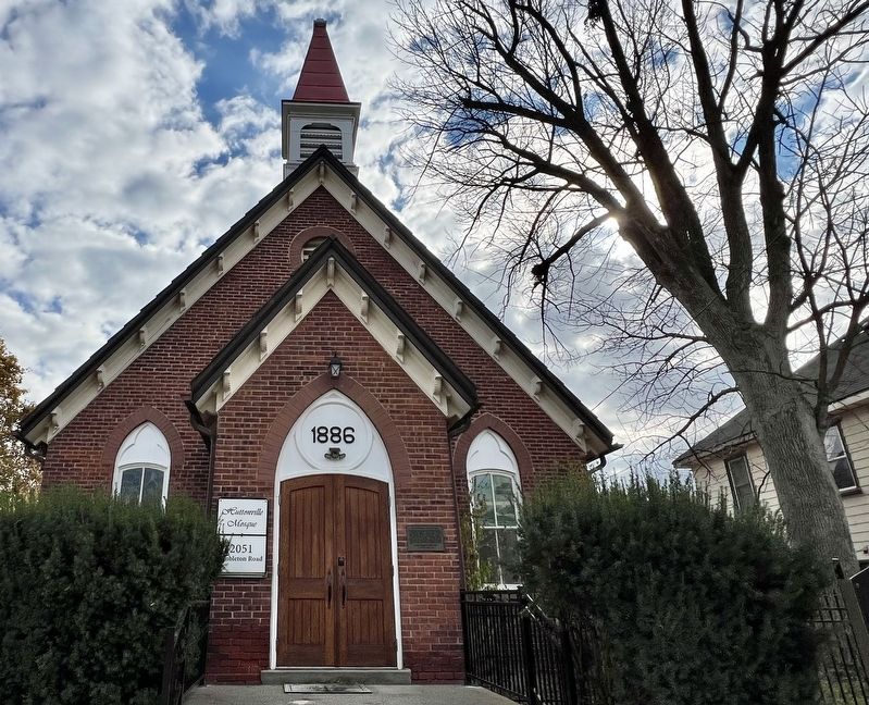 The Huttonville United Church Marker. Click for full size. The Huttonville United Church Marker image. Click for full size.