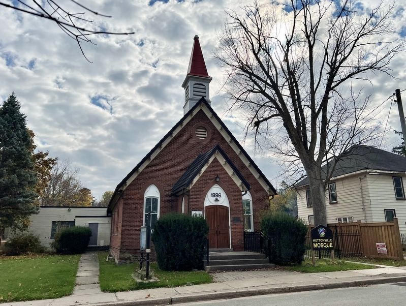Former Huttonville United Church, currently Huttonville Mosque. Click for full size. Former Huttonville United Church, currently Huttonville Mosque image. Click for full size.