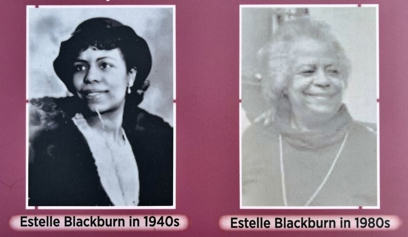 The Blackburn Family marker photo and caption detail (left). Click for full size. The Blackburn Family marker photo and caption detail (left) image. Click for full size.