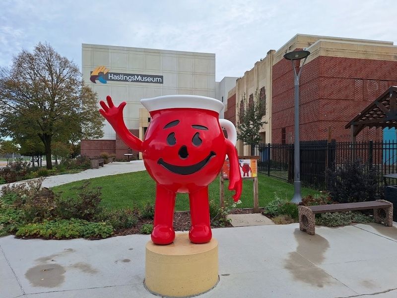 The Kool-Aid Man Was Here! Marker. Click for full size. The Kool-Aid Man Was Here! Marker image. Click for full size.