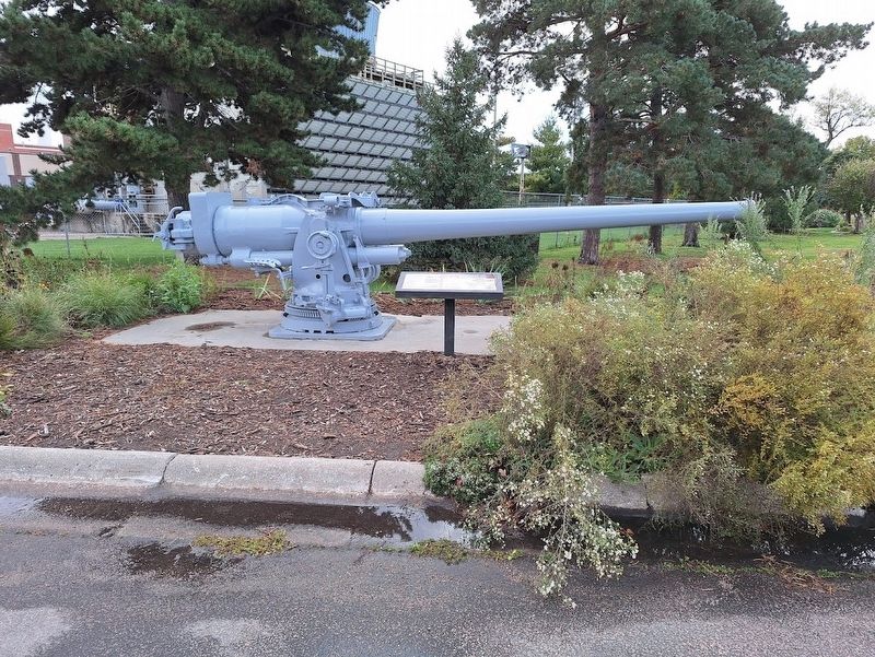 Submarine Deck Gun/Deck Gun Schematics Marker image. Click for full size.