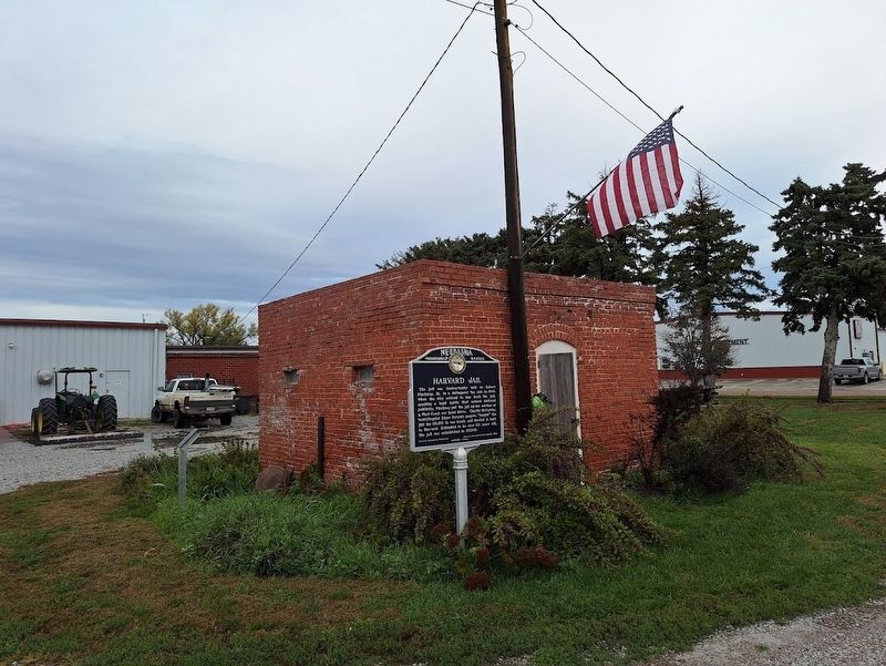 Harvard Jail Marker image. Click for full size.