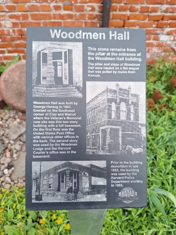 Woodmen Hall Marker image. Click for full size.