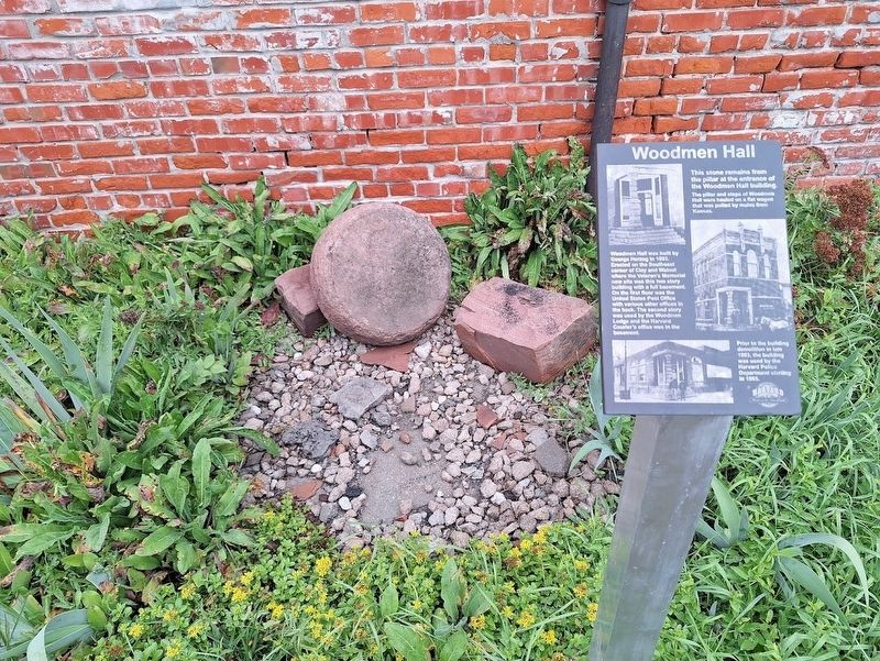 Woodmen Hall Marker image. Click for full size.