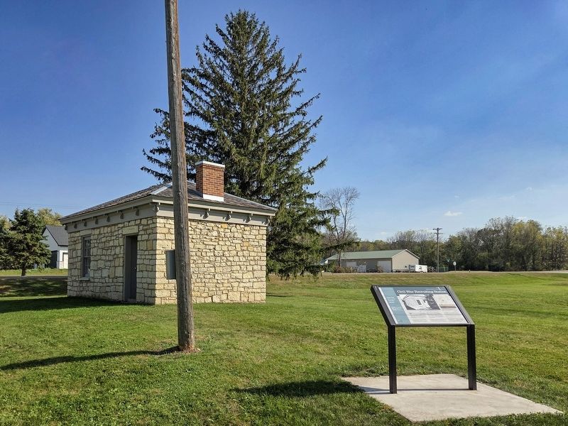 Civil War Recruiting Station and Marker. Click for full size. Civil War Recruiting Station and Marker image. Click for full size.