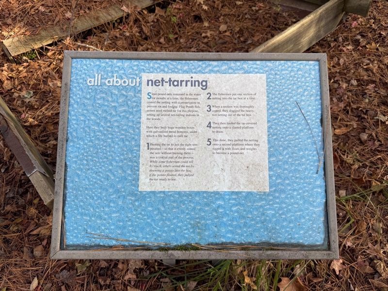 All About Net-Tarring Marker image. Click for full size.