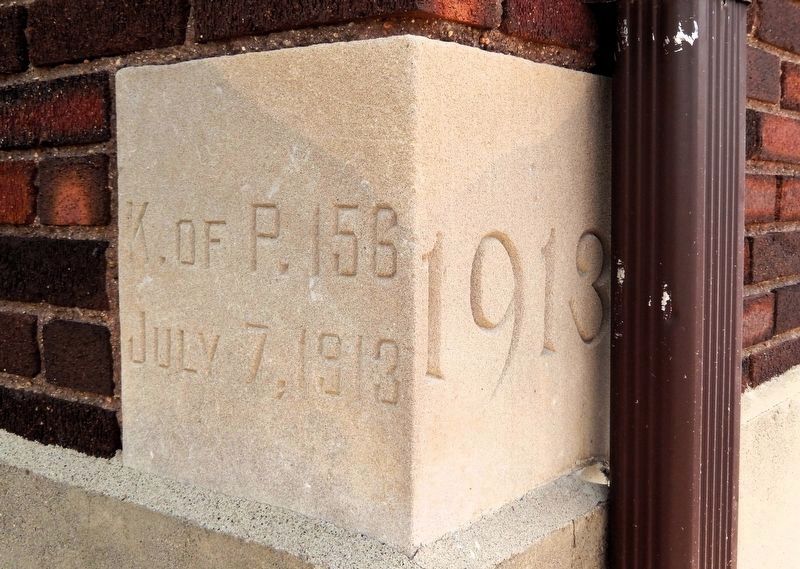 Fairfield Carnegie Library cornerstone image. Click for full size.