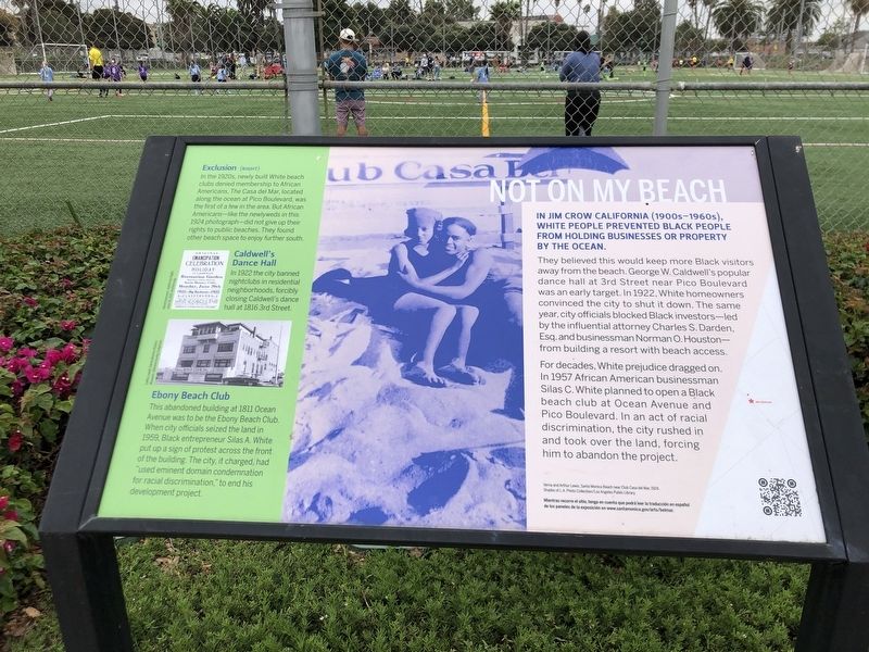 Not on My Beach Marker image. Click for full size.