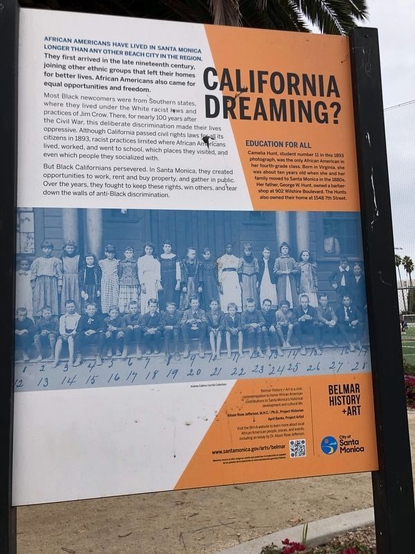 California Dreaming marker image. Click for full size.