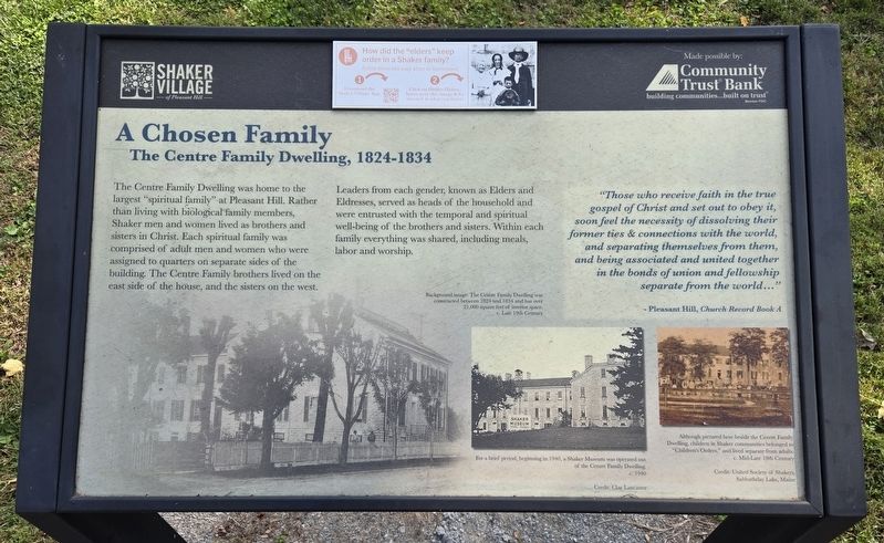 A Chosen Family Marker image. Click for full size.