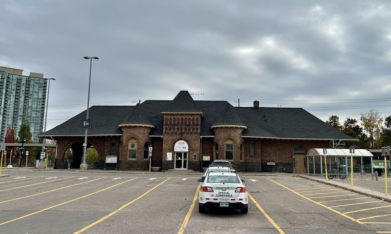 Brampton Via/GO Station in 2025 image. Click for full size.