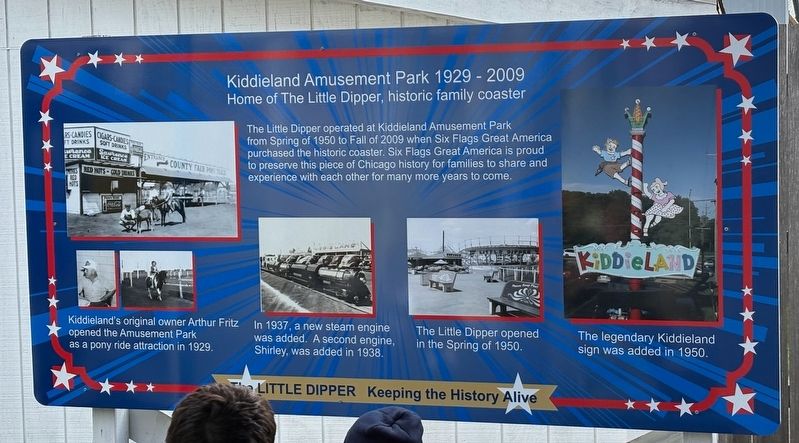 Kiddieland Amusement Park 1929-2009 Marker image. Click for full size.