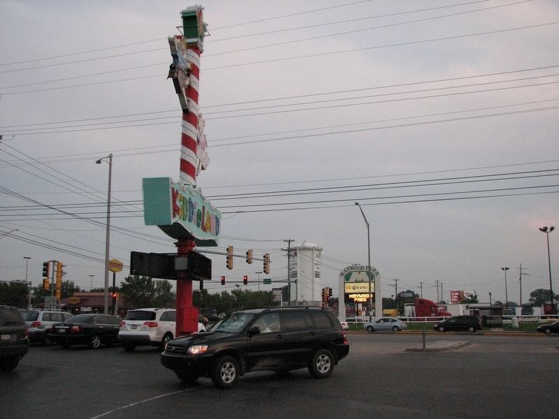 Kiddieland sign, 2009 image. Click for full size.