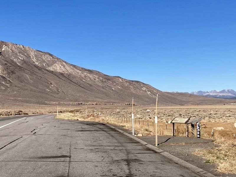 Crowley Lake Marker image. Click for full size.