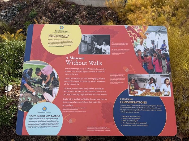 A Museum Without Walls Marker. Click for full size. A Museum Without Walls Marker image. Click for full size.