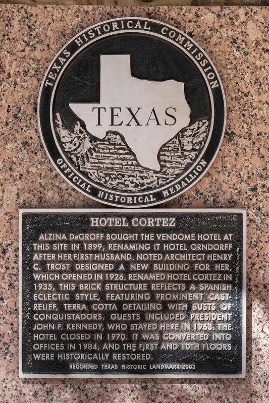 Hotel Cortez Marker image. Click for full size.