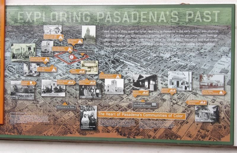 Exploring Pasadena's Past Marker image. Click for full size.