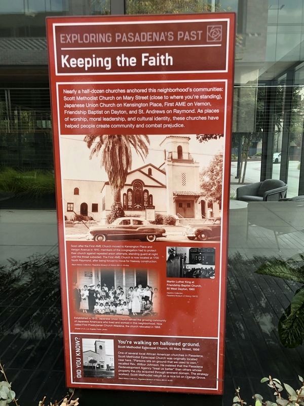 Keeping the Faith Marker. Click for full size. Keeping the Faith Marker image. Click for full size.