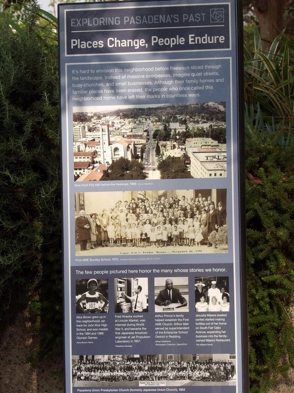 Places Change, People Endure Marker. Click for full size. Places Change, People Endure Marker image. Click for full size.