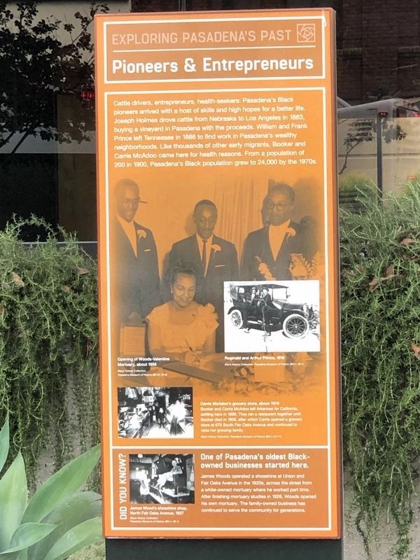 Pioneers & Entrepreneurs Marker image. Click for full size.
