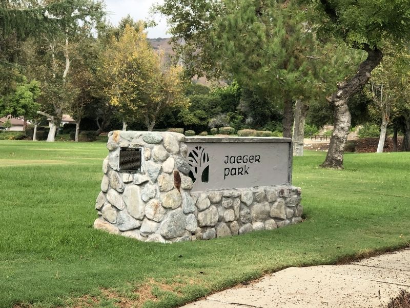 Jaeger Park Marker image. Click for full size.