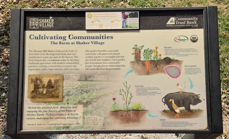 Cultivating Communities Marker image. Click for full size.