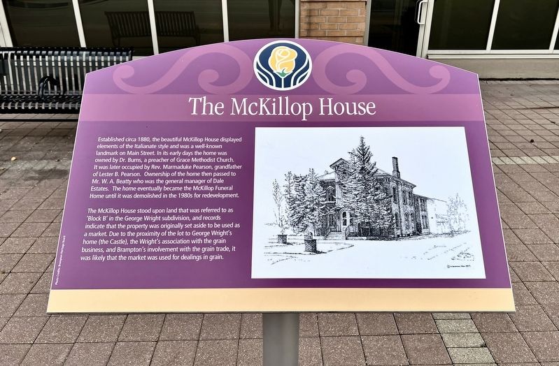 The McKillop House Marker image. Click for full size.