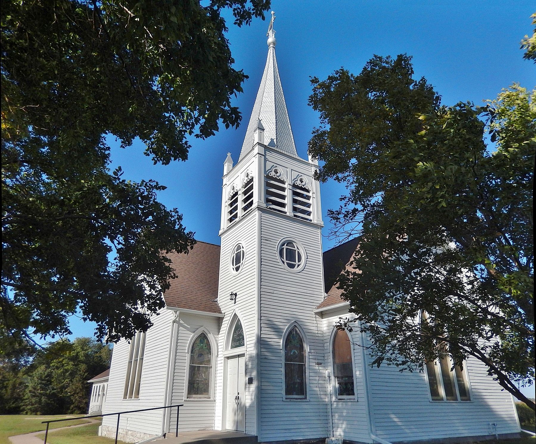 Salem Swedish Methodist Episcopal Church (<i>southwest elevation</i>). Click for full size. Salem Swedish Methodist Episcopal Church (<i>southwest elevation</i>) image. Click for full size.