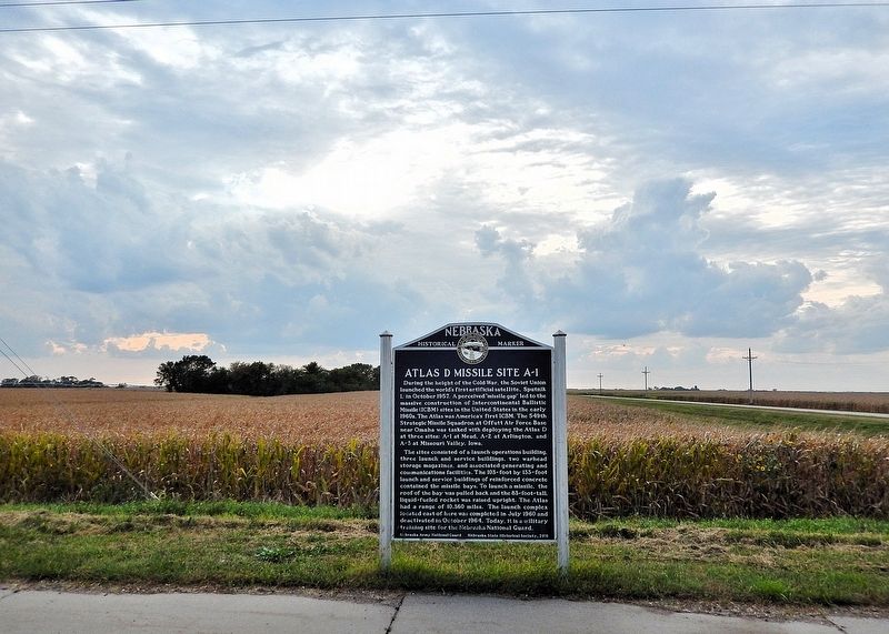 Atlas D Missile Site A-1 Marker. Click for full size. Atlas D Missile Site A-1 Marker image. Click for full size.