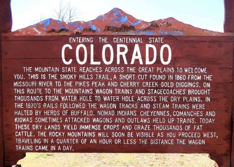 Colorado Marker. Click for full size. Colorado Marker image. Click for full size.