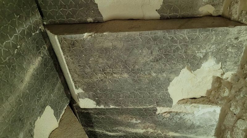 Star engravings on the ceiling of the burial chamber in the Pyramid of King Teti. Click for full size. Star engravings on the ceiling of the burial chamber in the Pyramid of King Teti image. Click for full size.
