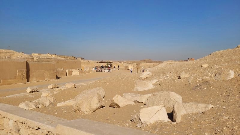 The general view of the Funerary Complex of King Teti. Click for full size. The general view of the Funerary Complex of King Teti image. Click for full size.