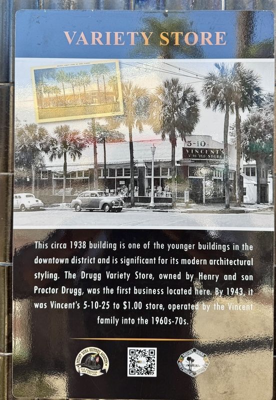 Variety Store Marker. Click for full size. Variety Store Marker image. Click for full size.
