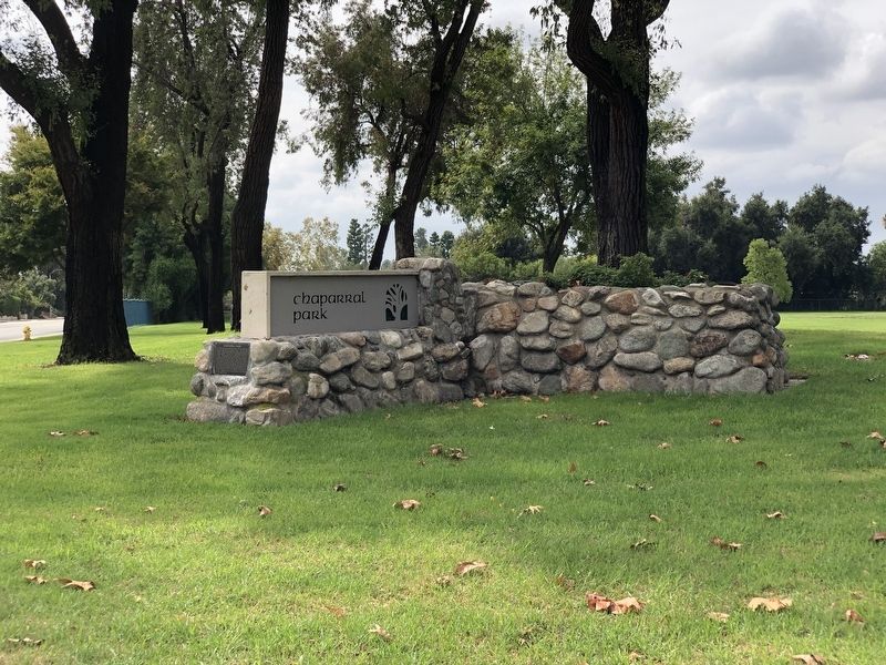 Chaparral Park Marker image. Click for full size.