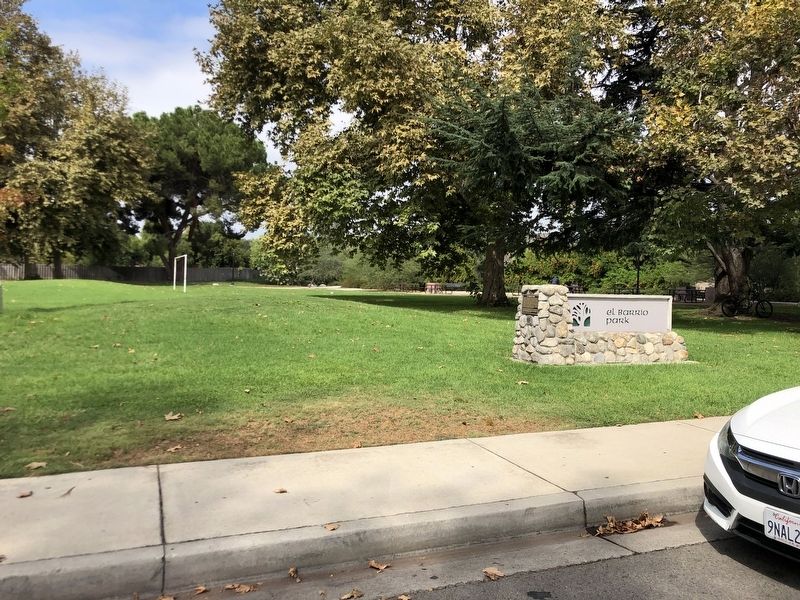 El Barrio Park Marker image. Click for full size.
