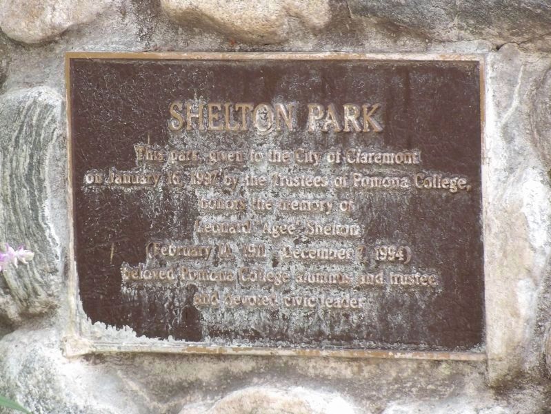 Shelton Park Marker image. Click for full size.