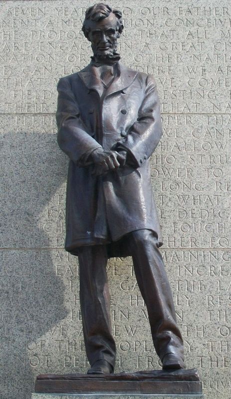 Abraham Lincoln Memorial Sculpture. Click for full size. Abraham Lincoln Memorial Sculpture image. Click for full size.