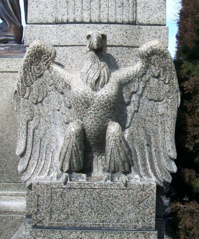 Abraham Lincoln Memorial Eagle. Click for full size. Abraham Lincoln Memorial Eagle image. Click for full size.