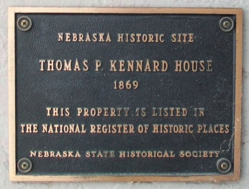 Nebraska Statehood NRHP Memorial. Click for full size. Nebraska Statehood NRHP Memorial image. Click for full size.