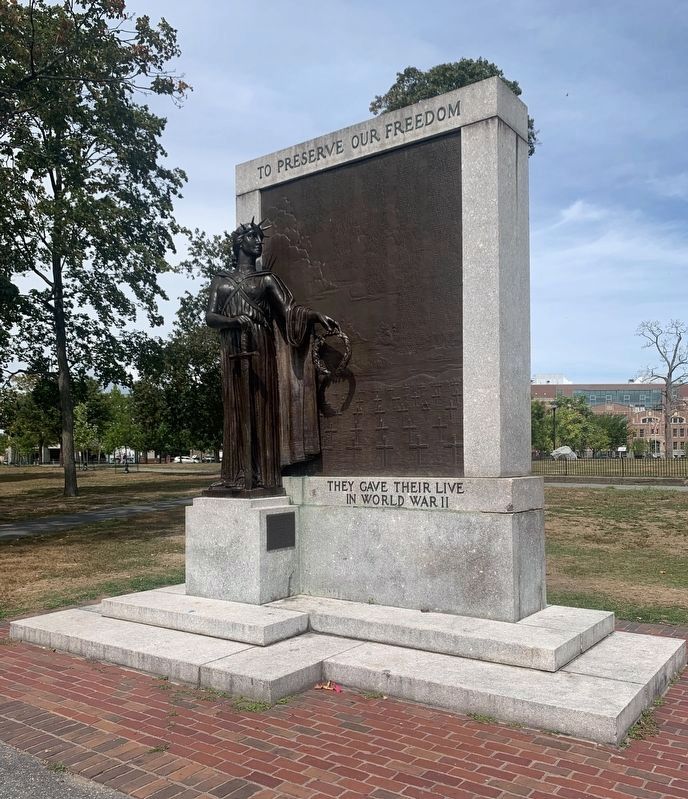 Our Honored Dead Of World War II Marker image. Click for full size.