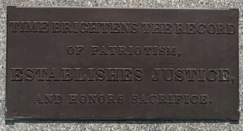 Plaque on the Memorial image. Click for full size.