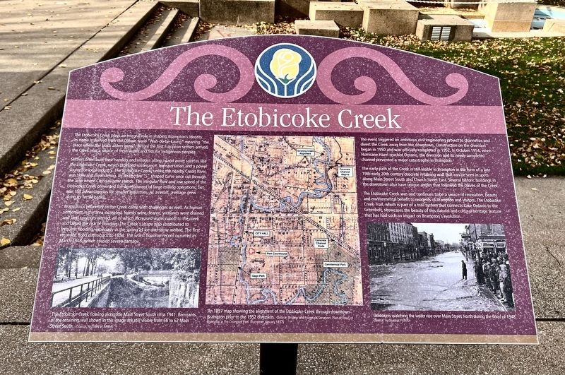 The Etobicoke Creek Marker image. Click for full size.