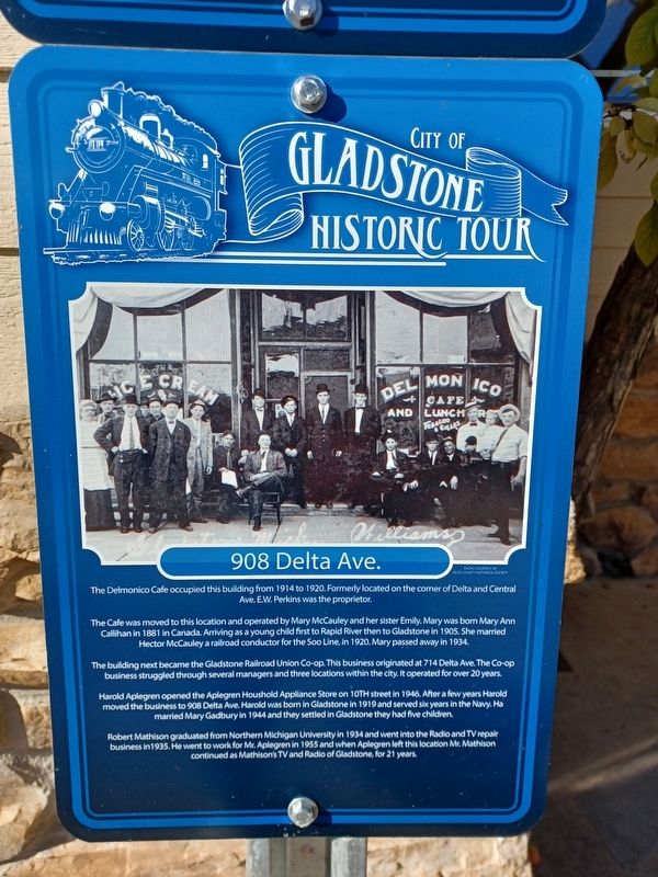 908 Delta Ave. Marker image. Click for full size.