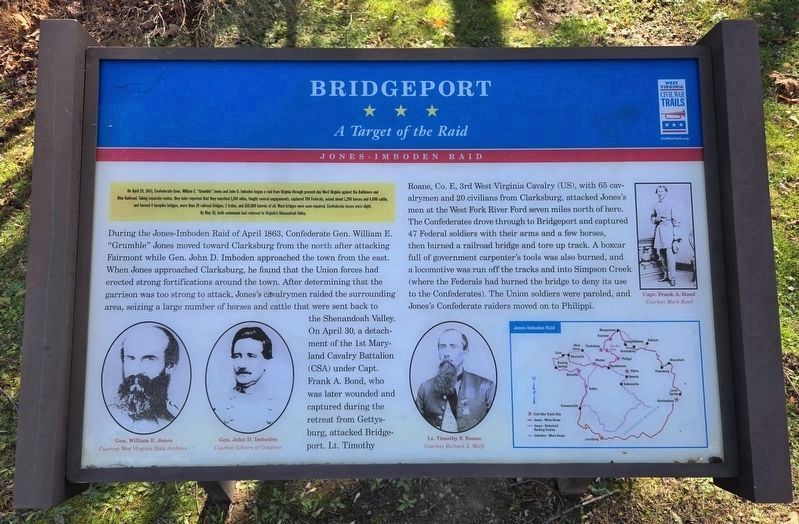 Bridgeport Marker image. Click for full size.
