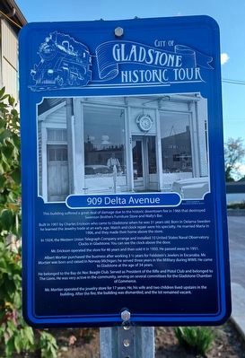909 Delta Avenue Marker image. Click for full size.