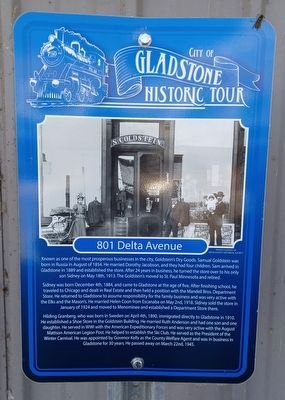801 Delta Avenue Marker image. Click for full size.